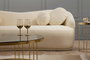 Atelier Del Sofa Ancona Sofá de 3 plazas Crema